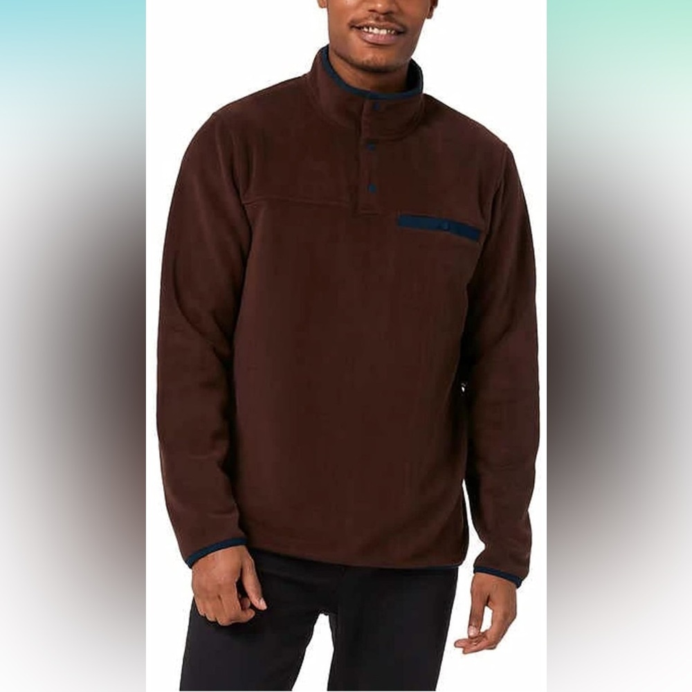 32 DEGREES Men’s Quarter Snap Long Sleeve Pullover XL